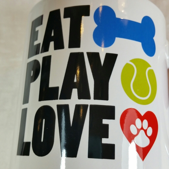 Signature Housewares EAT PLAY LOVE Dog MUG 20 oz Cup - Picture 9 of 10